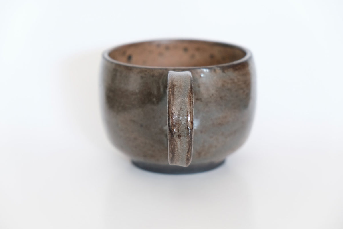 Hearth Mug in Grey & Nutmeg