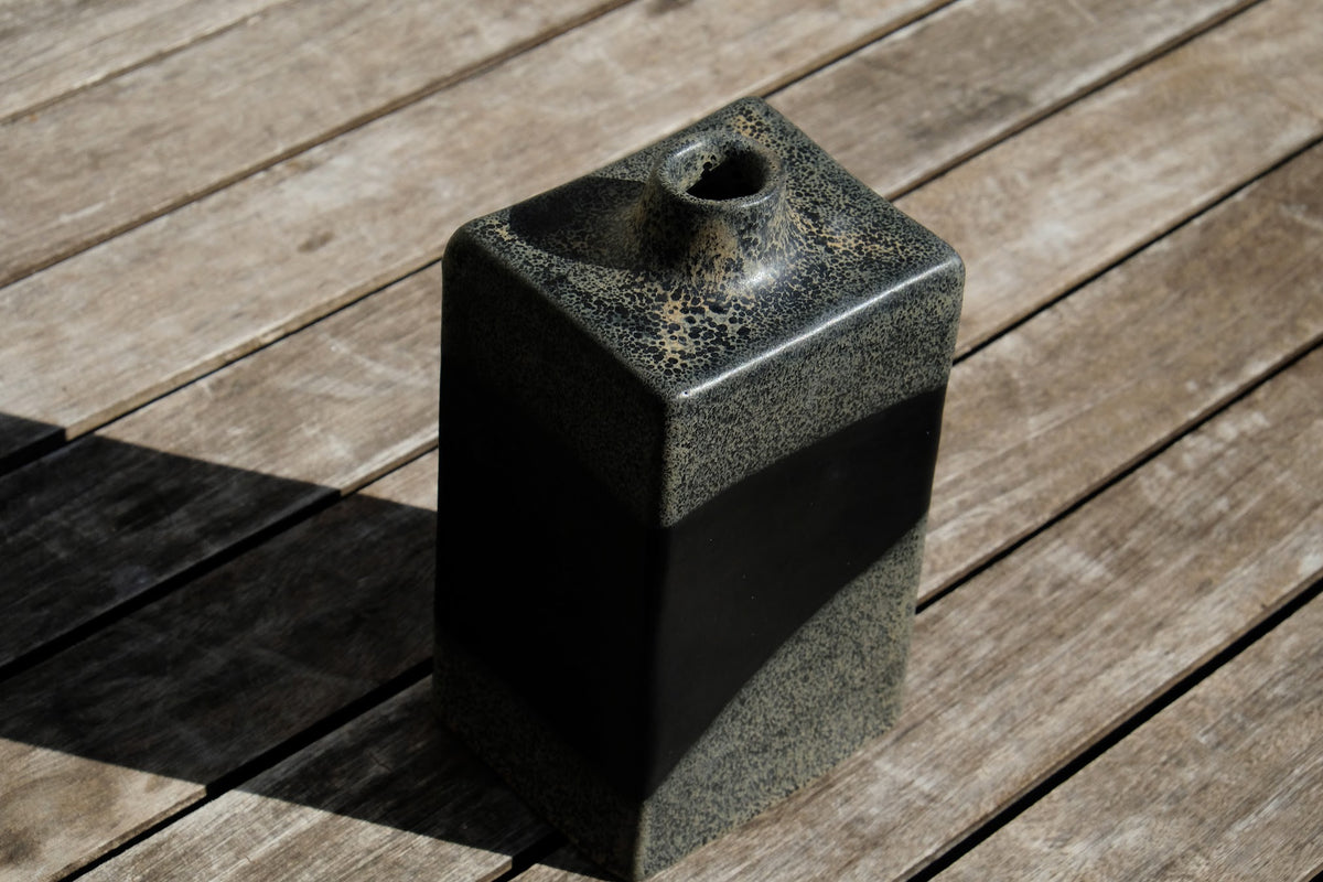 Bottle Vase - Stone & Ash