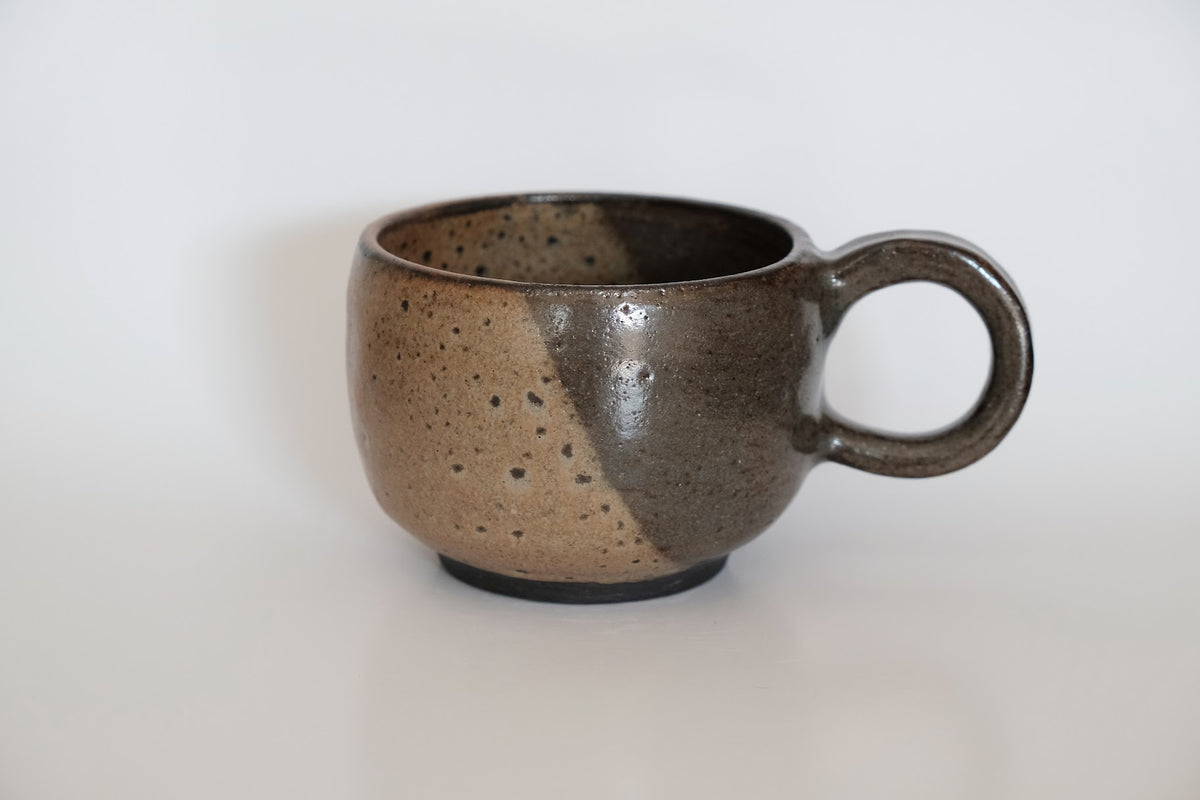 Hearth Mug in Grey & Nutmeg