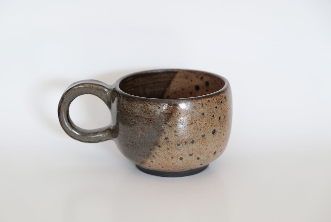 Hearth Mug in Grey & Nutmeg