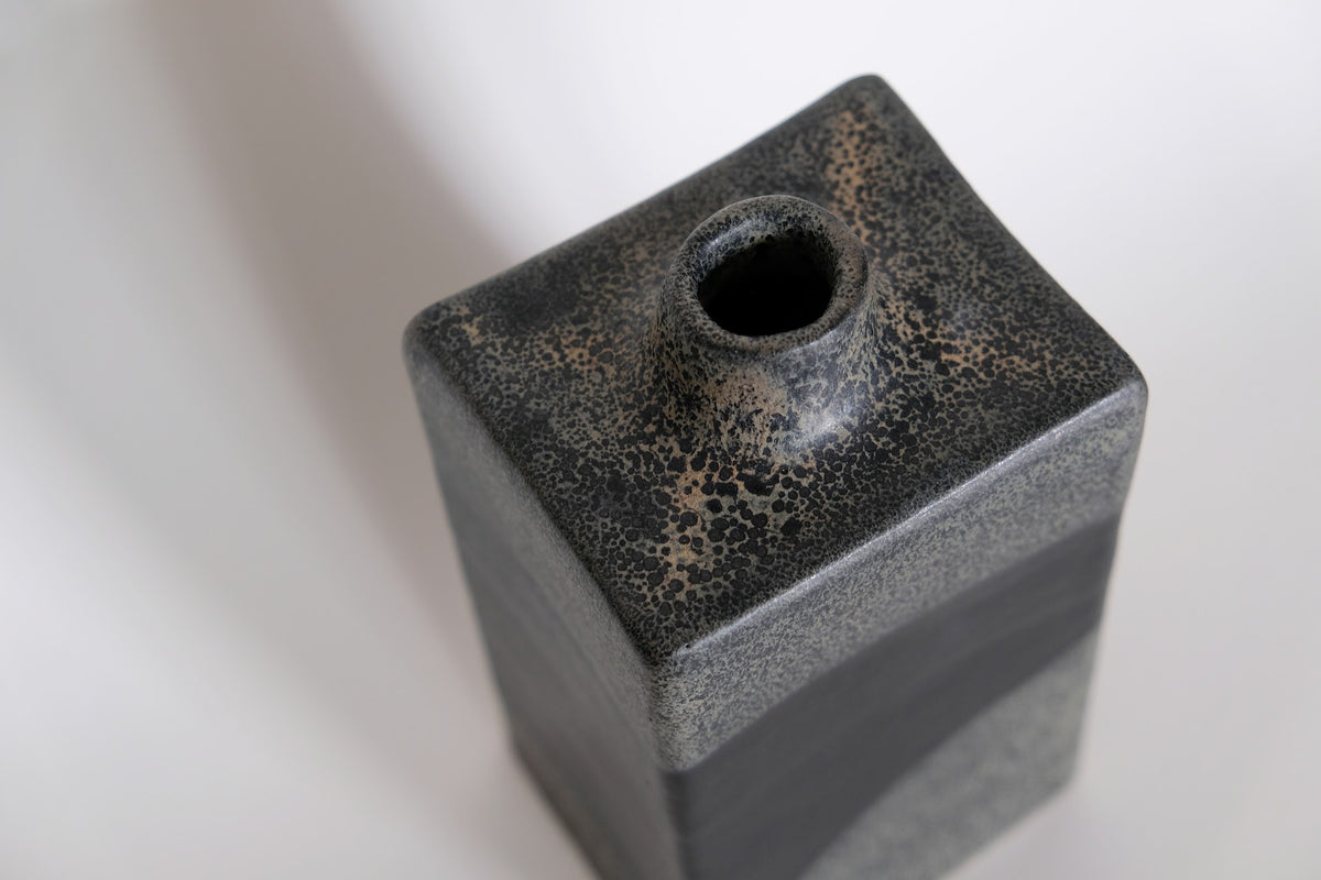 Bottle Vase - Stone & Ash