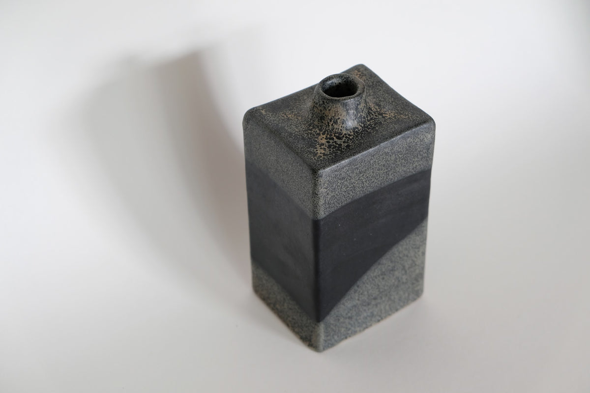 Bottle Vase - Stone & Ash