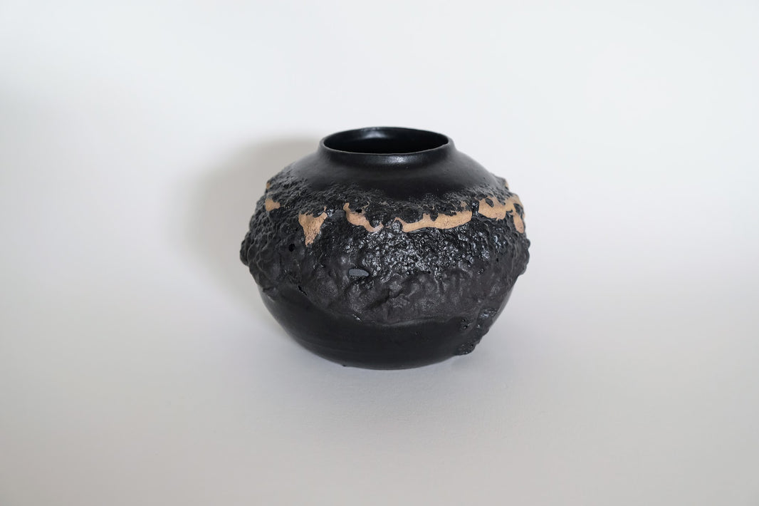 Orb Vase in Molten Ash